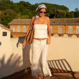 Bias Cut Midi Skirt