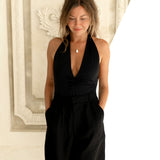Halter One-Piece Swimsuit