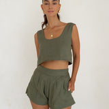 Rome Linen Shorts