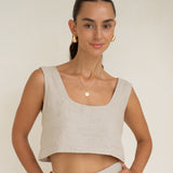 Siena Linen Top