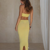 Soho Knot-Front Maxi Dress