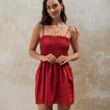 Sorrento Linen Mini Dress