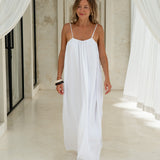 Drawstring Maxi Dress
