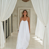 Drawstring Maxi Dress